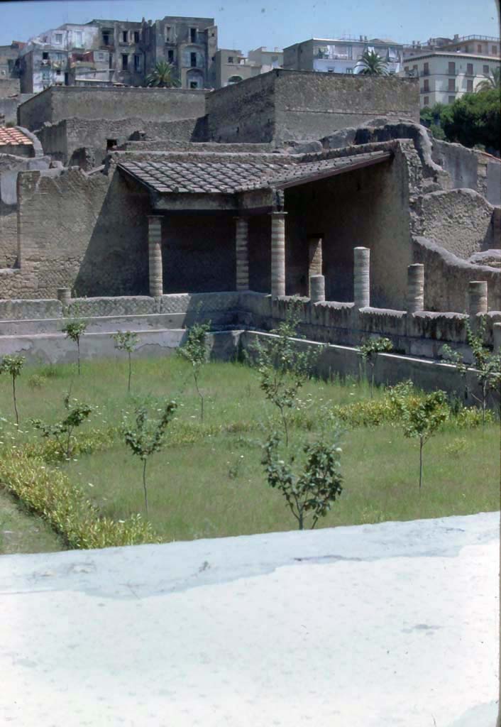 III.1 Herculaneum, 7th August 1976. Area 31, looking across garden area towards north-east corner.
Photo courtesy of Rick Bauer, from Dr George Fay’s slides collection.